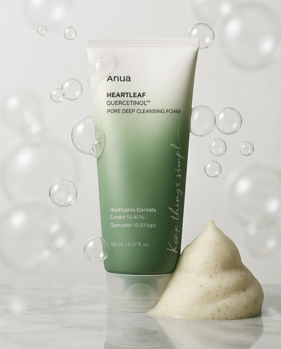 Anua Heartleaf Quercetinol Pore Deep Cleansing Foam