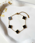 Black Clover Charm  Bracelet