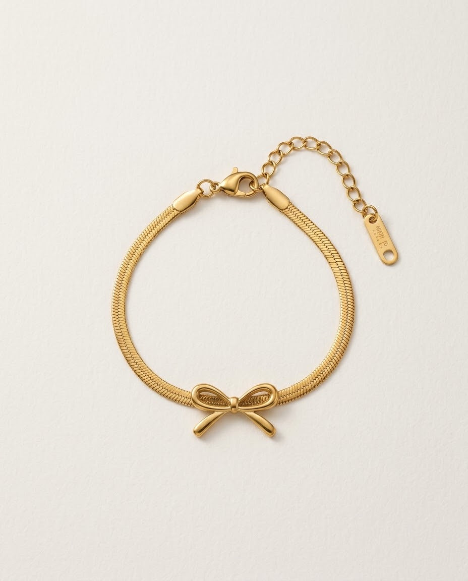 Gold Bow Bracelet