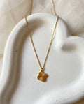 Gold Clover Pendant Necklace