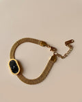 Gold Mesh Watch Bracelet