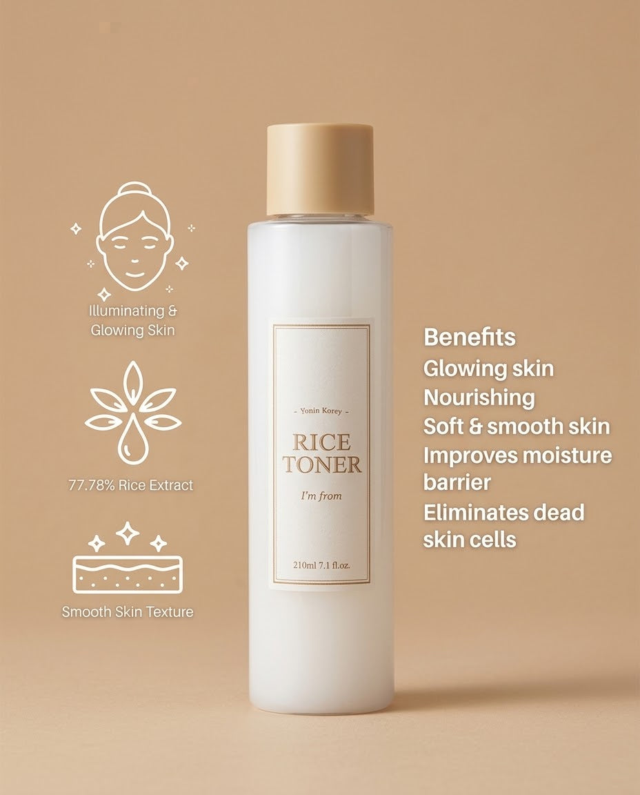 I’m From Rice Toner – Hydrating & Brightening Facial Toner
