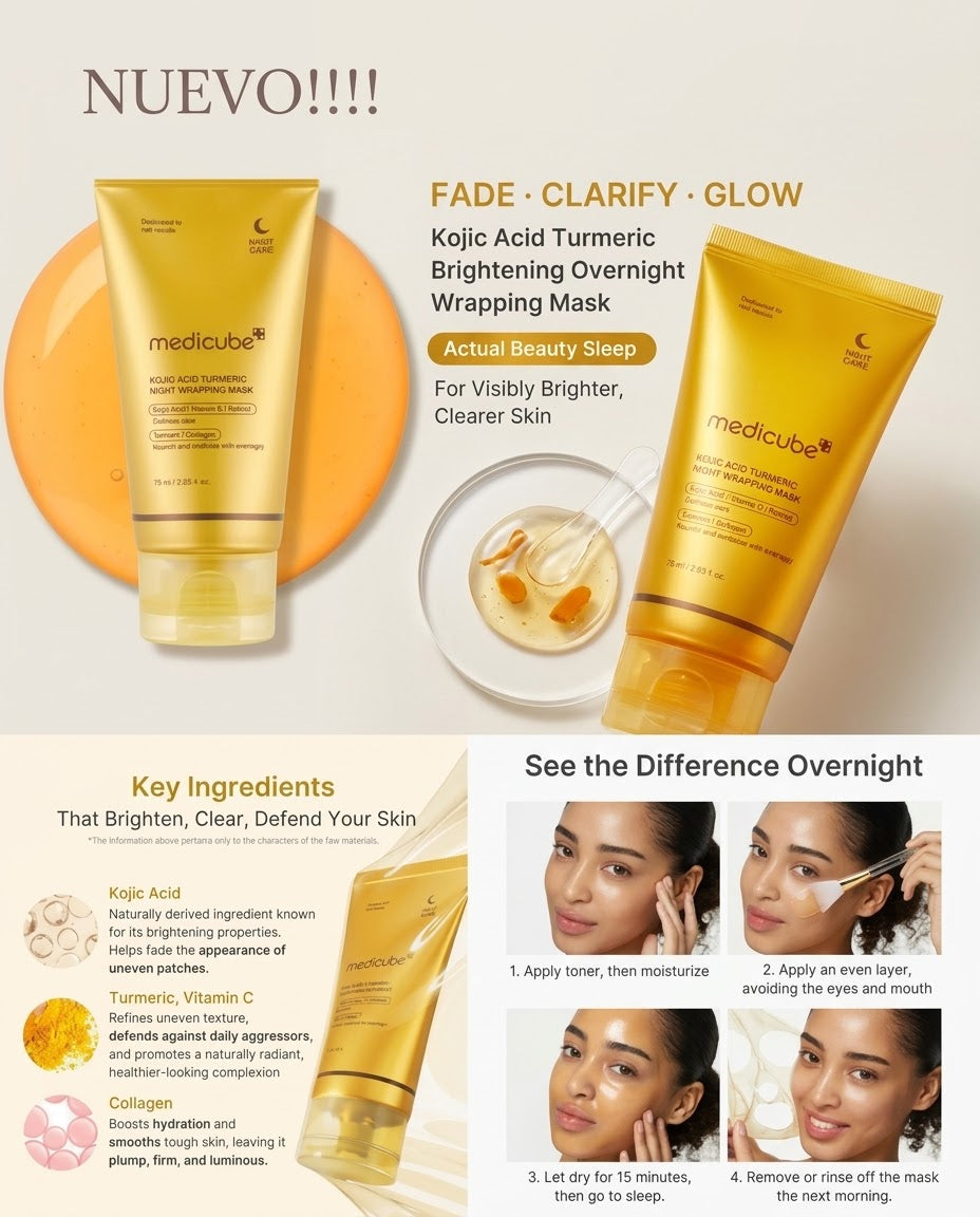 Medicube Kojic Acid Turmeric Night Wrapping Mask