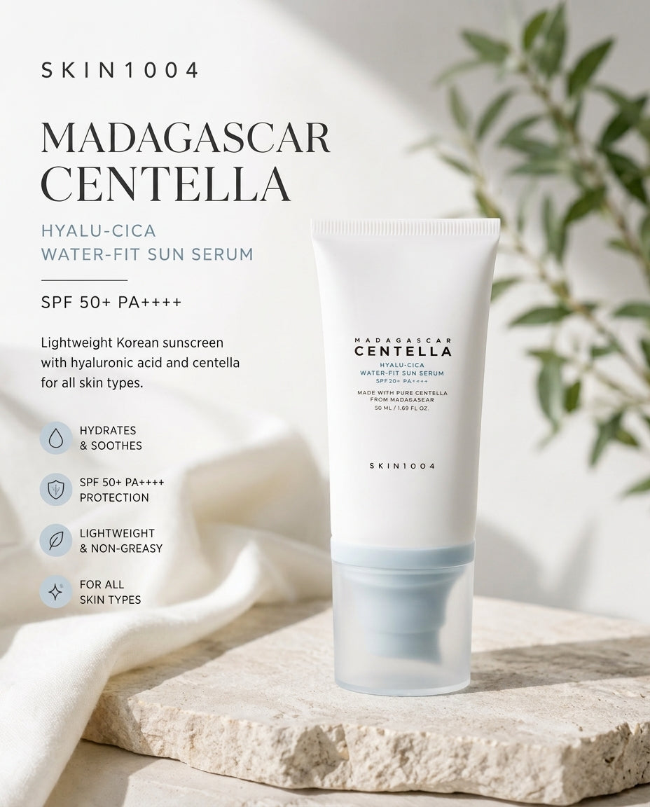 SKIN1004 Madagascar Centella Hyalu-Cica Water-Fit Sun Serum SPF50+ PA++++