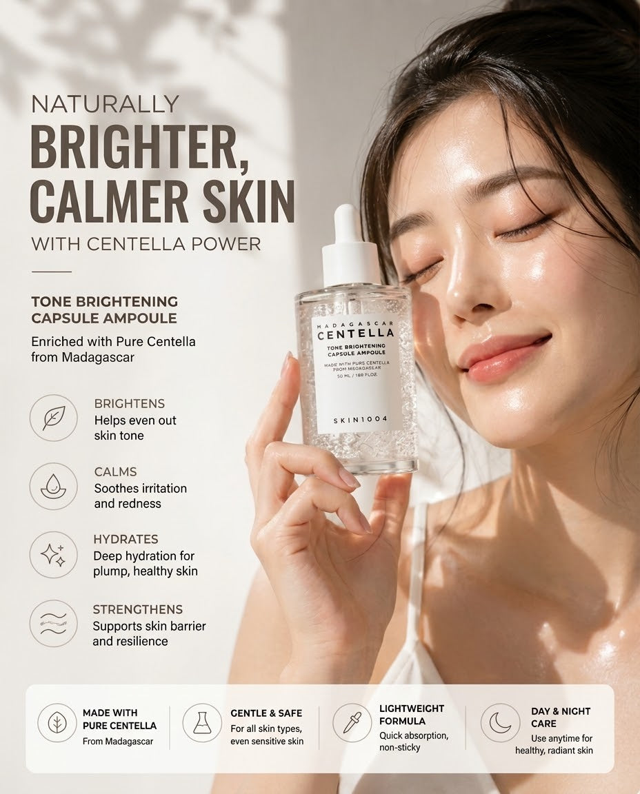 SKIN1004 Madagascar Centella Tone Brightening Capsule Ampoule