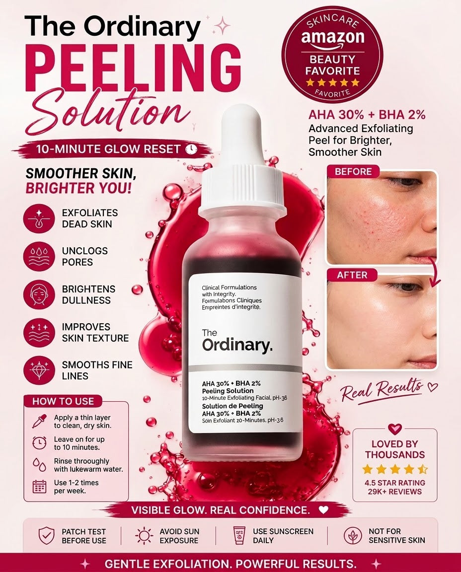 The Ordinary AHA 30% + BHA 2% Peeling Solution