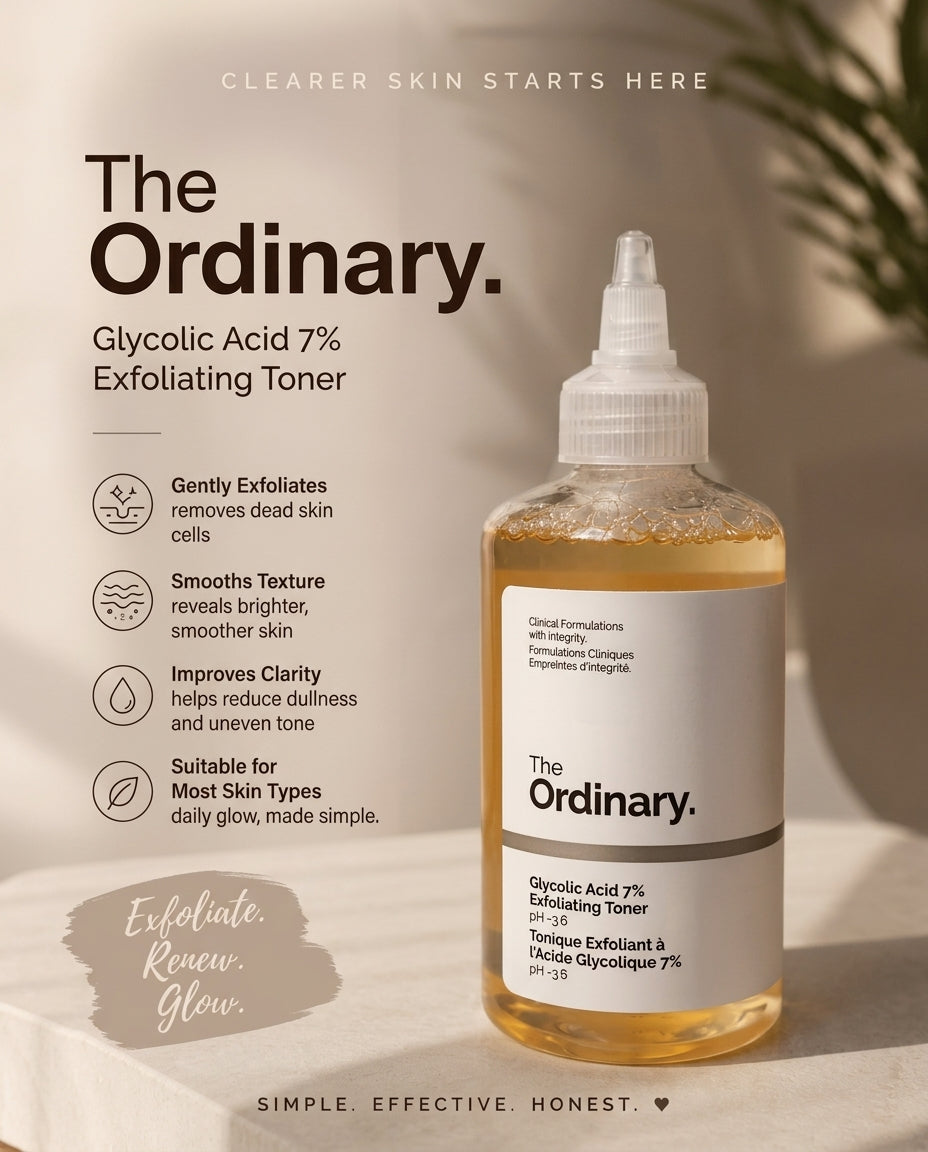The Ordinary Glycolic Acid 7% Exfoliating Toner