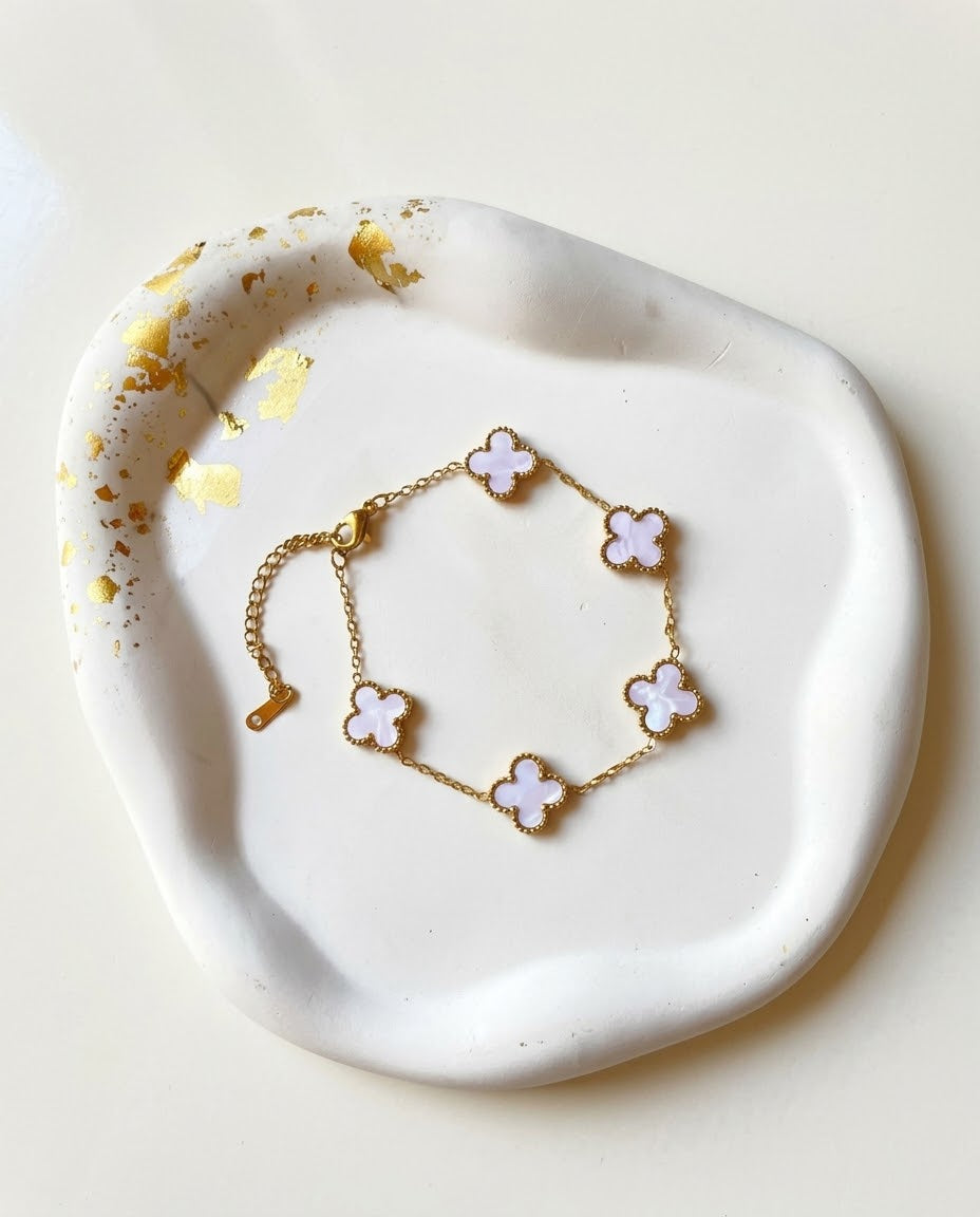 White Clover Bracelet
